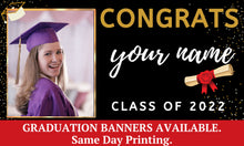 Load image into Gallery viewer, VInyl Banner, Graduation Banner
